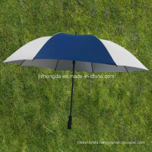 Durable Frame 25"X8k Silver Coated Fabric Straight Sun Umbrella (YSS0093)